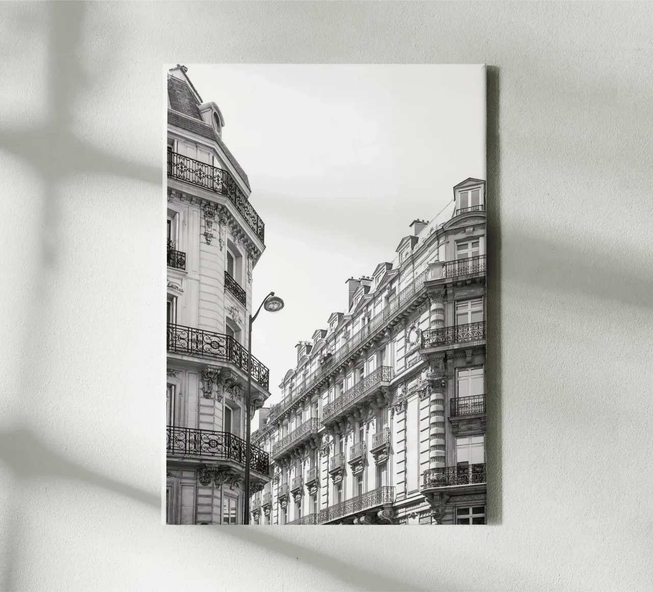 Paris Architecture- canvas with Floater frame by vintgeseyn