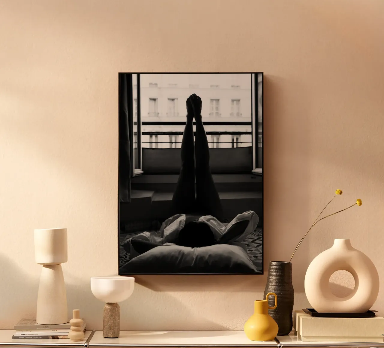 Paris Window Acryl-Glas von vintgeseyn