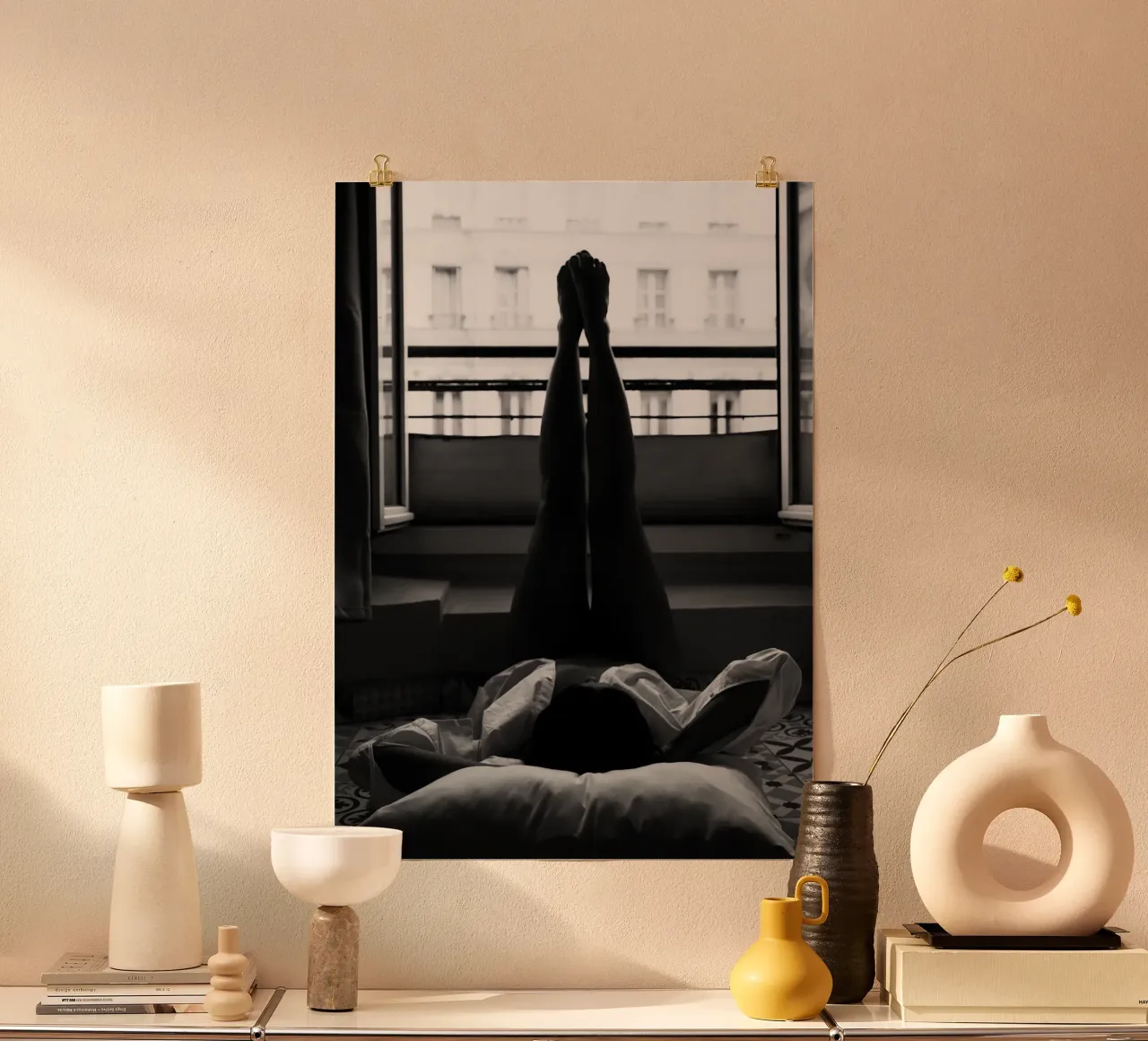 Paris Window poster by vintgeseyn