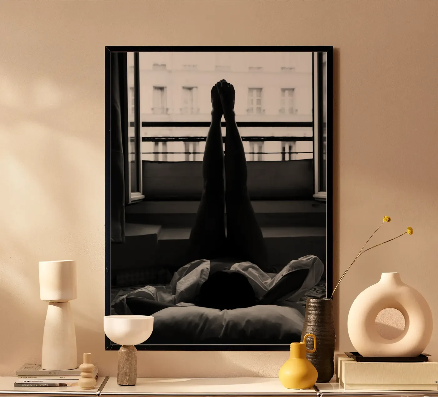 Paris Window poster de vintgeseyn