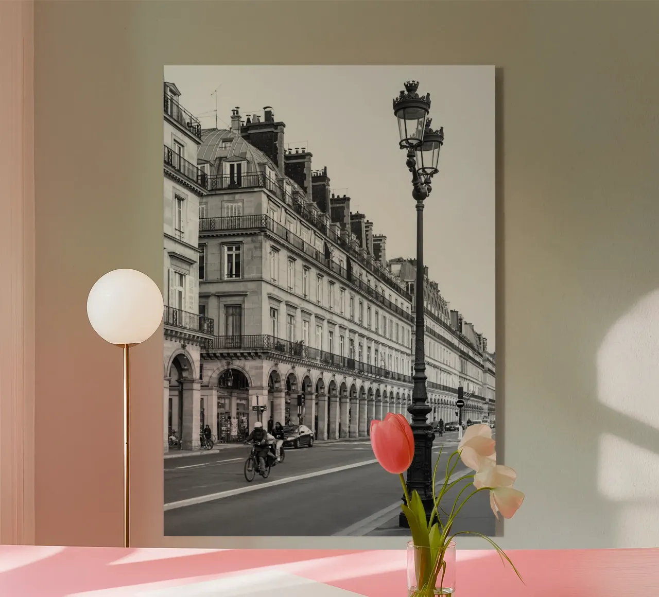 Strada parigina plexiglass da vintgeseyn