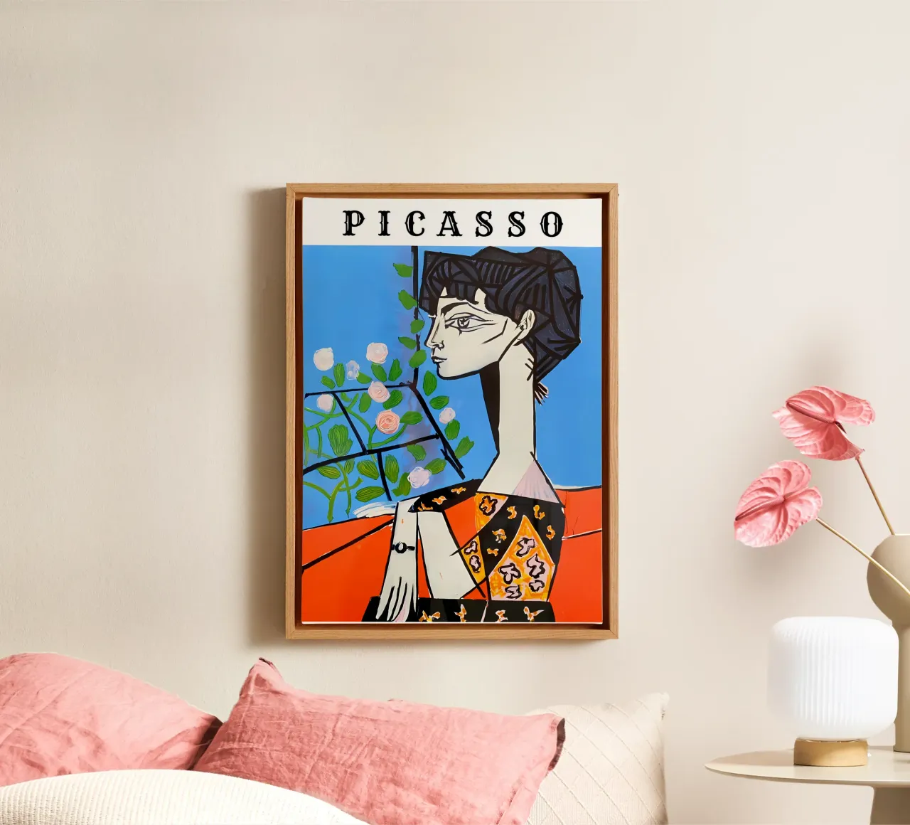 Picasso art 2 canvas with Floater frame by domherrick1