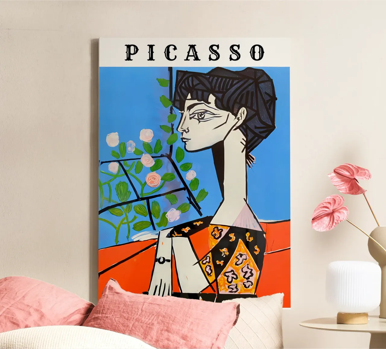Picasso art 2 canvas with Floater frame by domherrick1