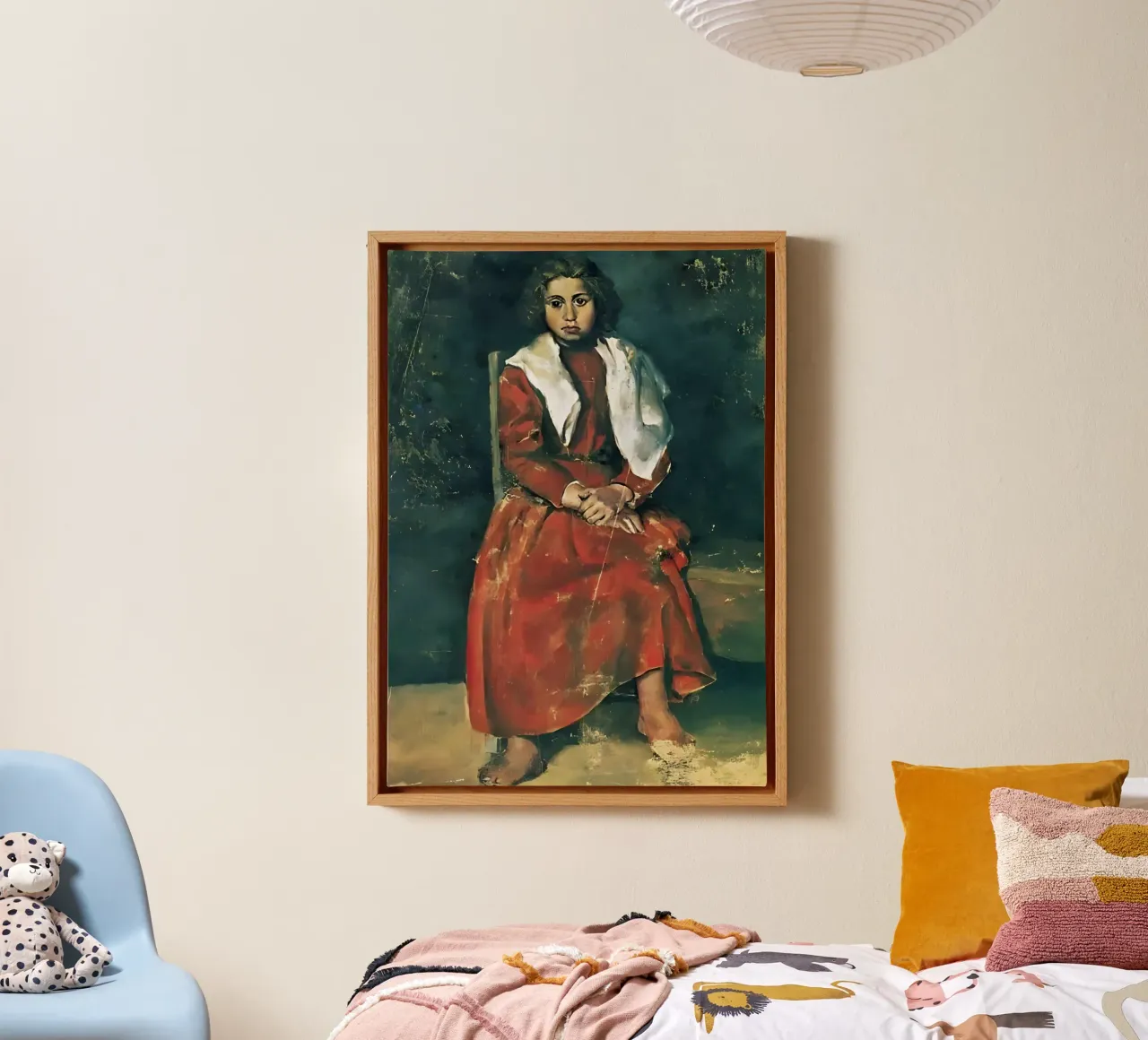 Picasso kunst 3 canvas met Baklijst van domherrick1