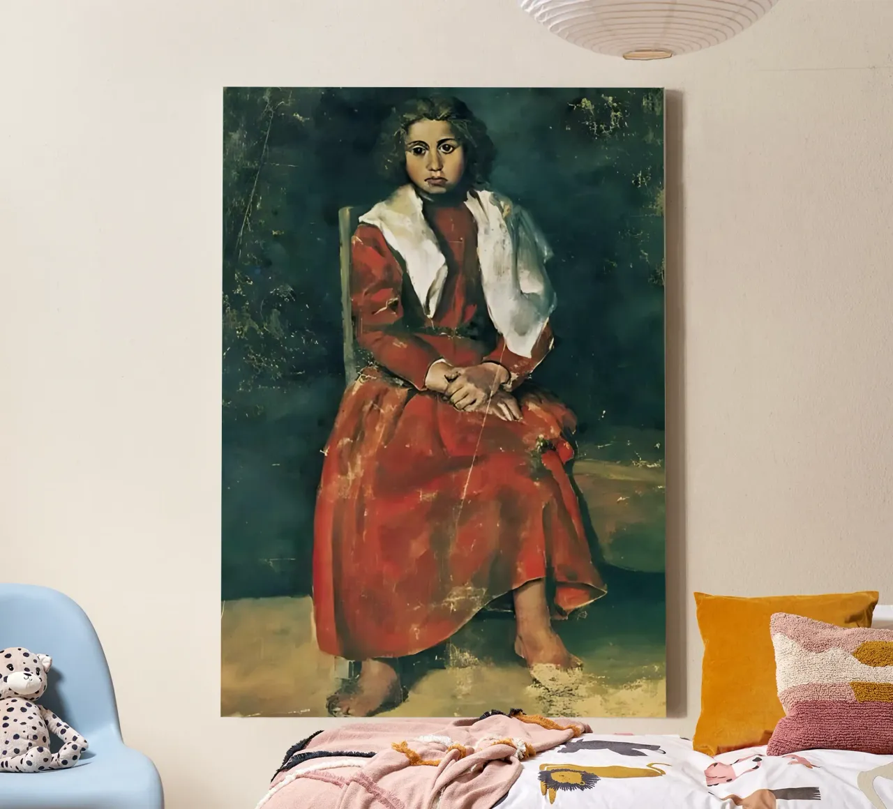Picasso kunst 3 canvas met Baklijst van domherrick1