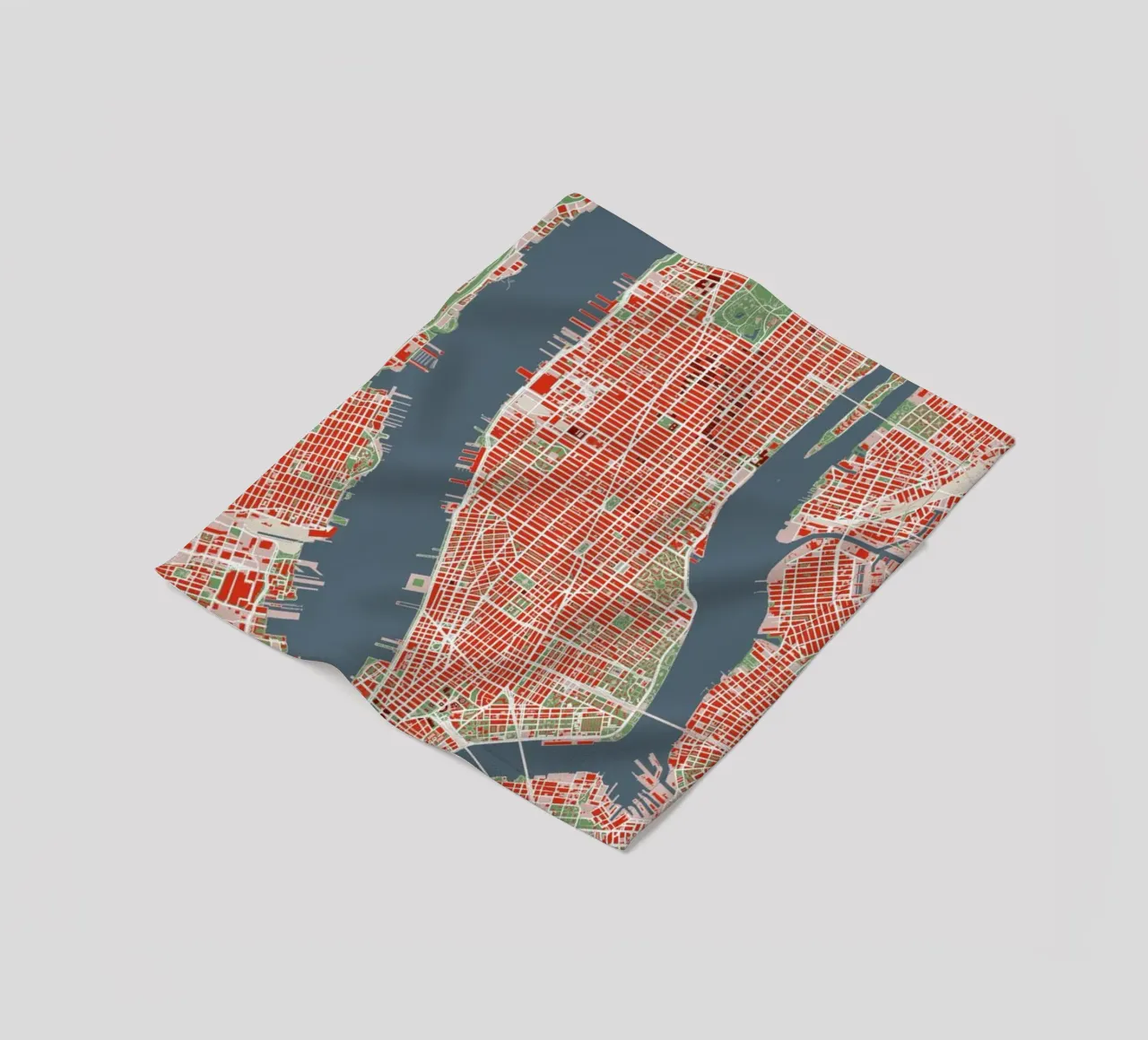 NYC classic fleecedeken van Planos Urbanos