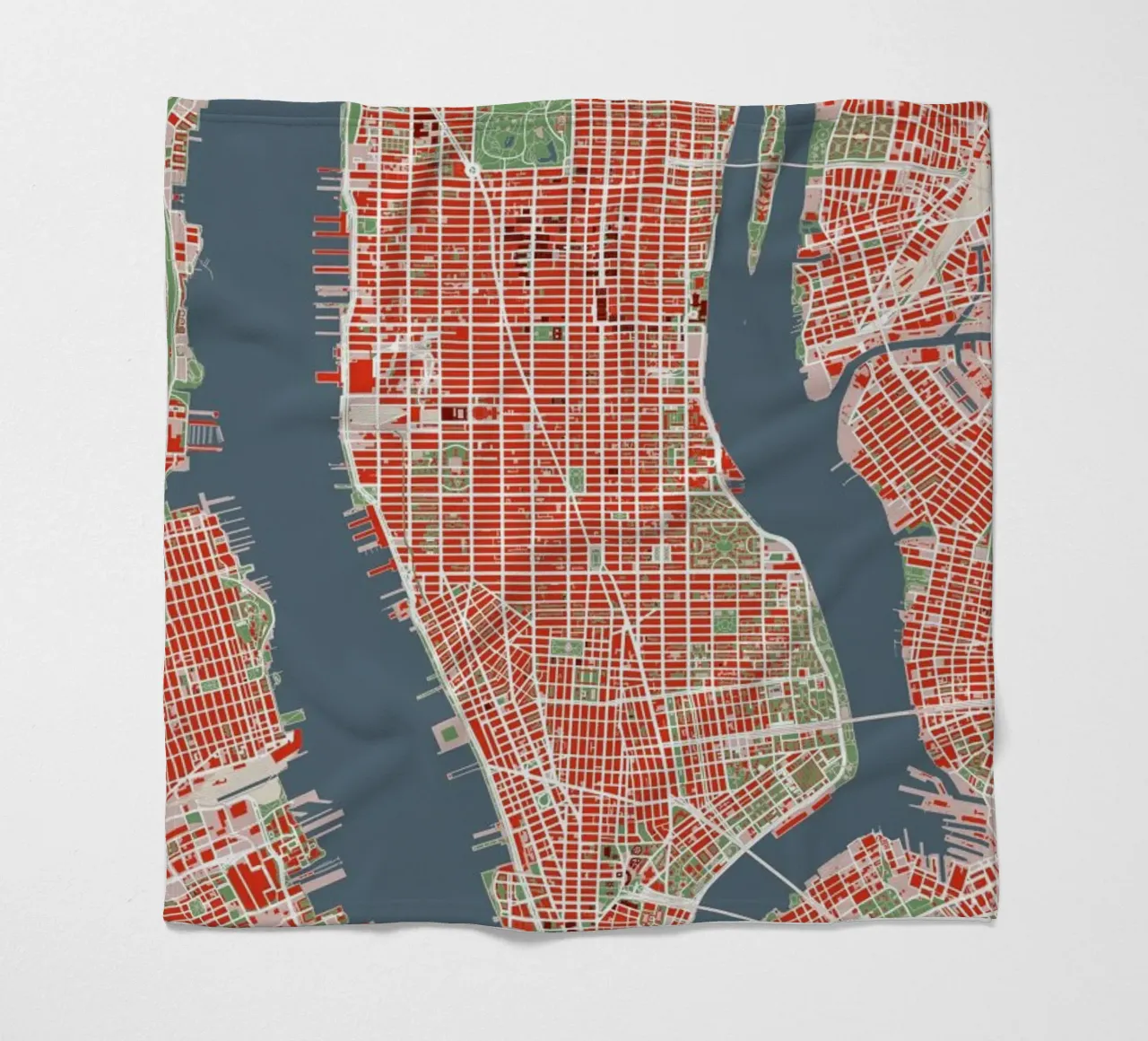 NYC classic fleecedeken van Planos Urbanos