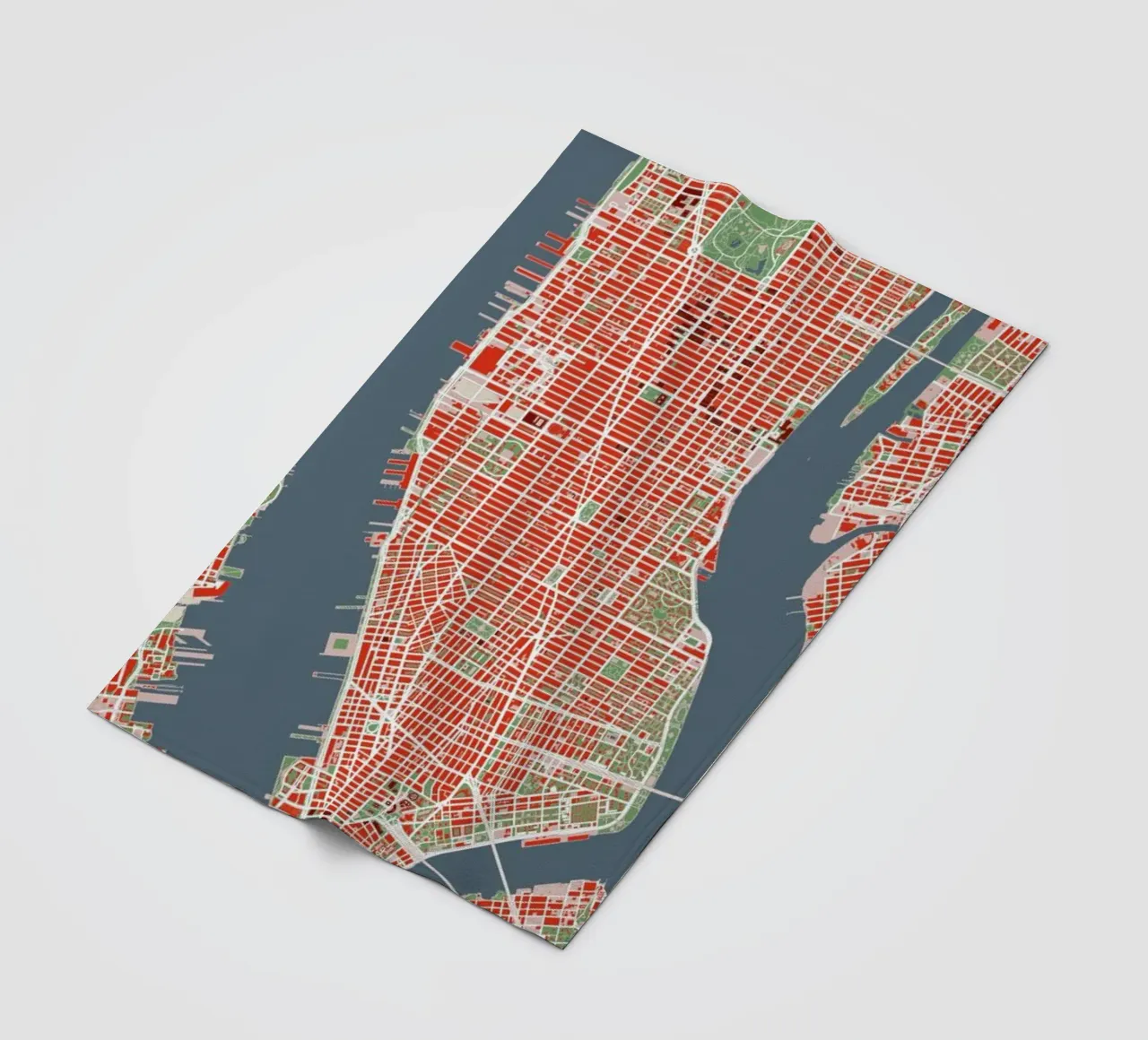 NYC classic fleecedeken van Planos Urbanos