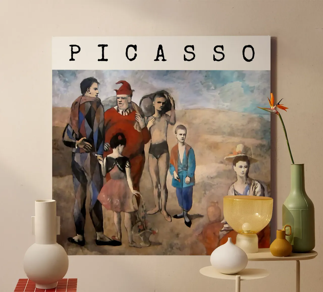 Picasso kunst 12 canvas met Baklijst van domherrick1