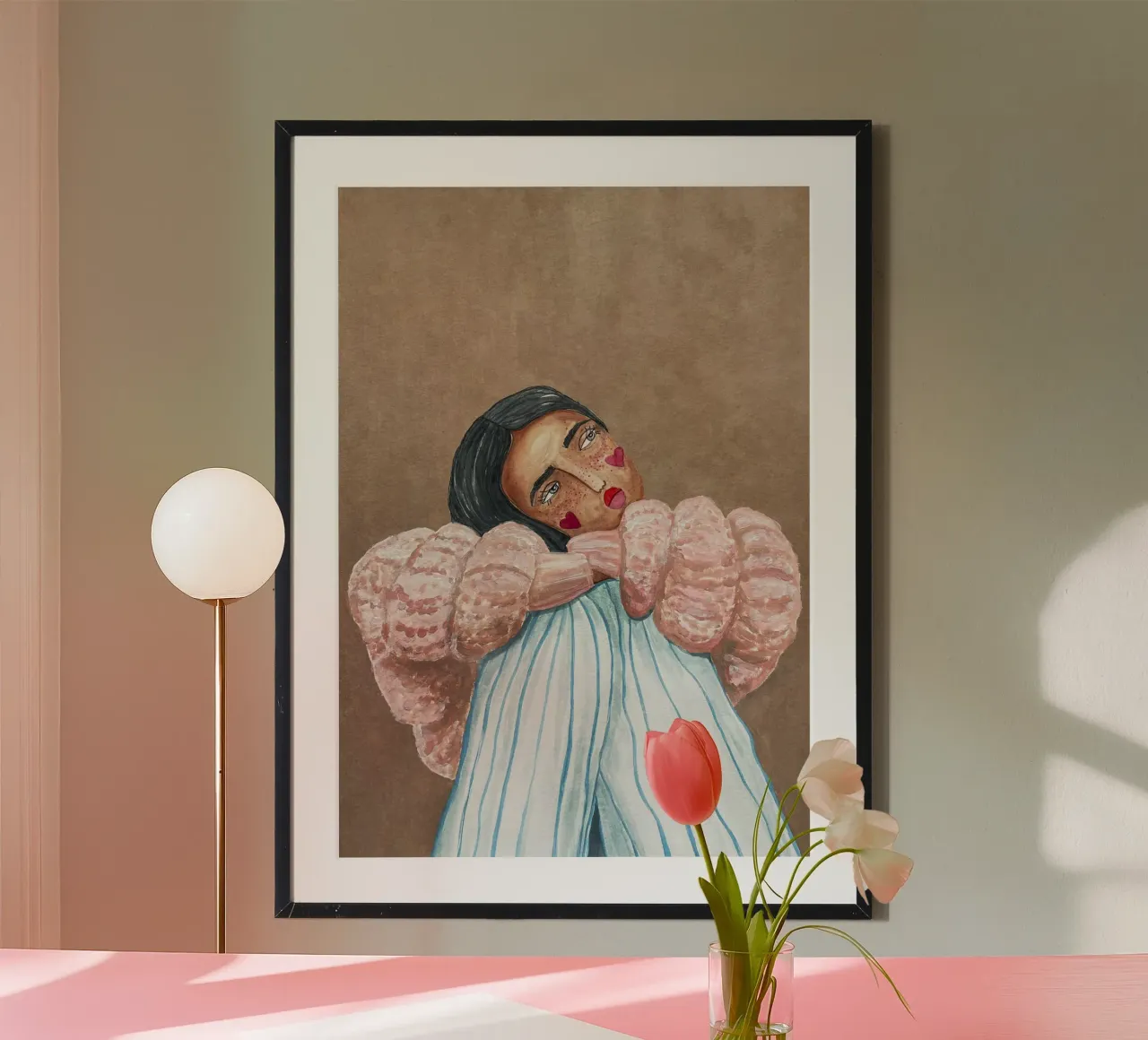 Dreaming girl hahnemühle by Raissa Oltmanns