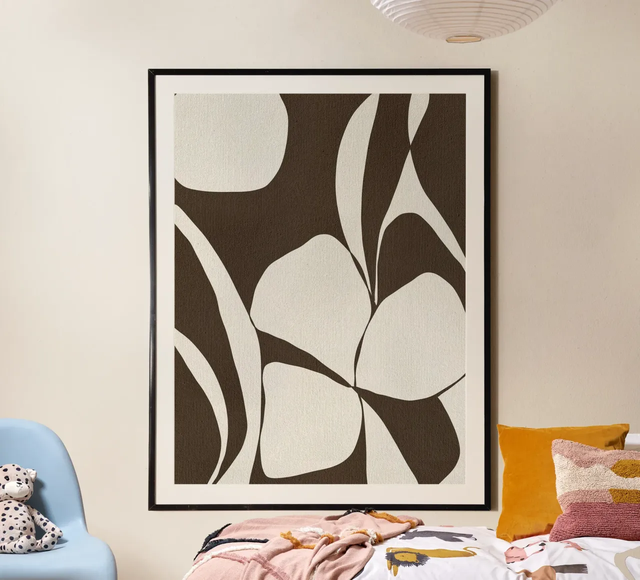 Petali muti I di Shatha Dafai poster con telaio in alluminio da Linda Richardson