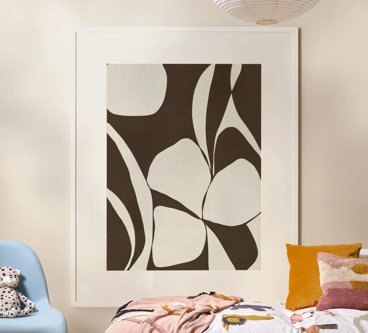 Petali muti I di Shatha Dafai poster con telaio in alluminio da Linda Richardson