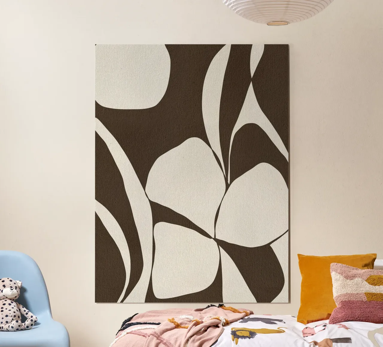 Petali muti I di Shatha Dafai poster con telaio in alluminio da Linda Richardson