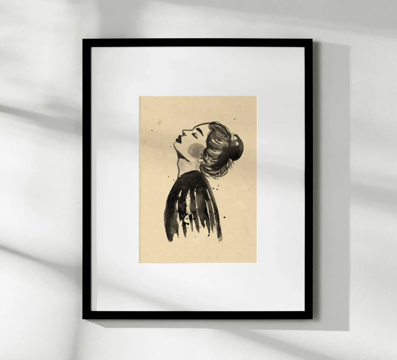 Liberare la mente poster con telaio in plastica da Raissa Oltmanns