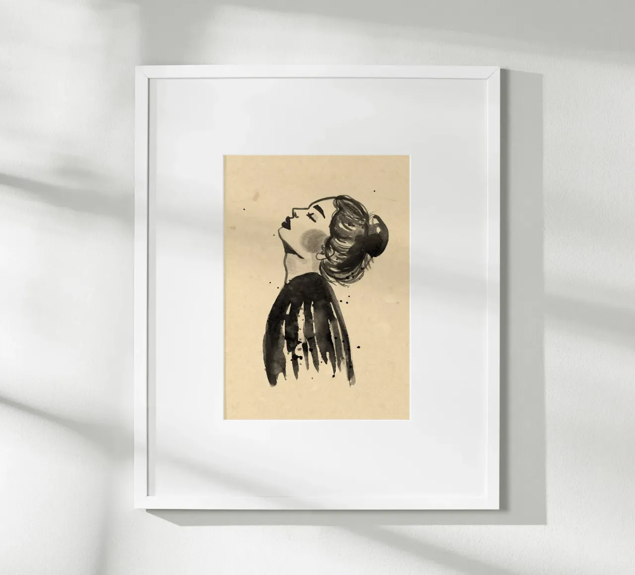 Liberare la mente poster con telaio in plastica da Raissa Oltmanns