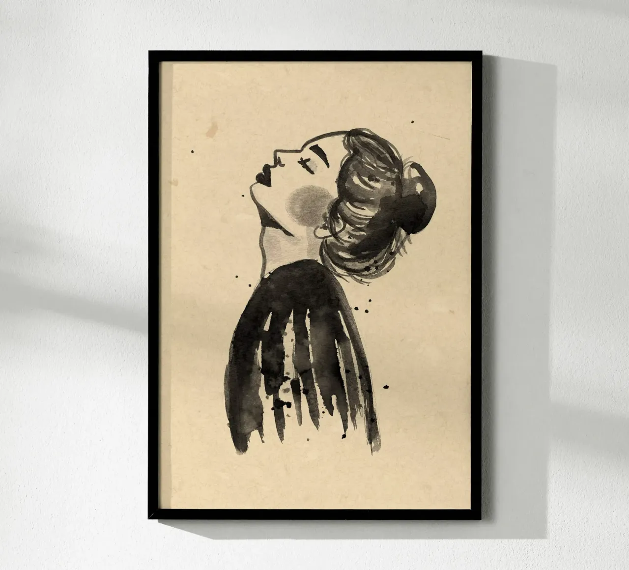 Liberare la mente poster con telaio in plastica da Raissa Oltmanns