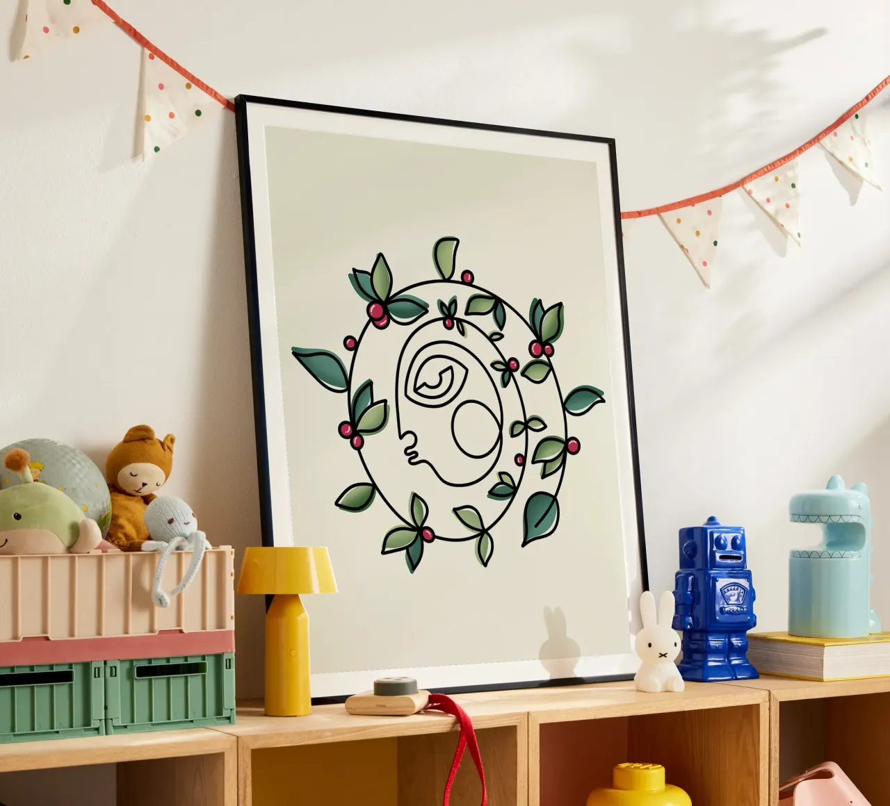 Nuovi inizi di Shatha Dafai ll poster con telaio in plastica da Linda Richardson