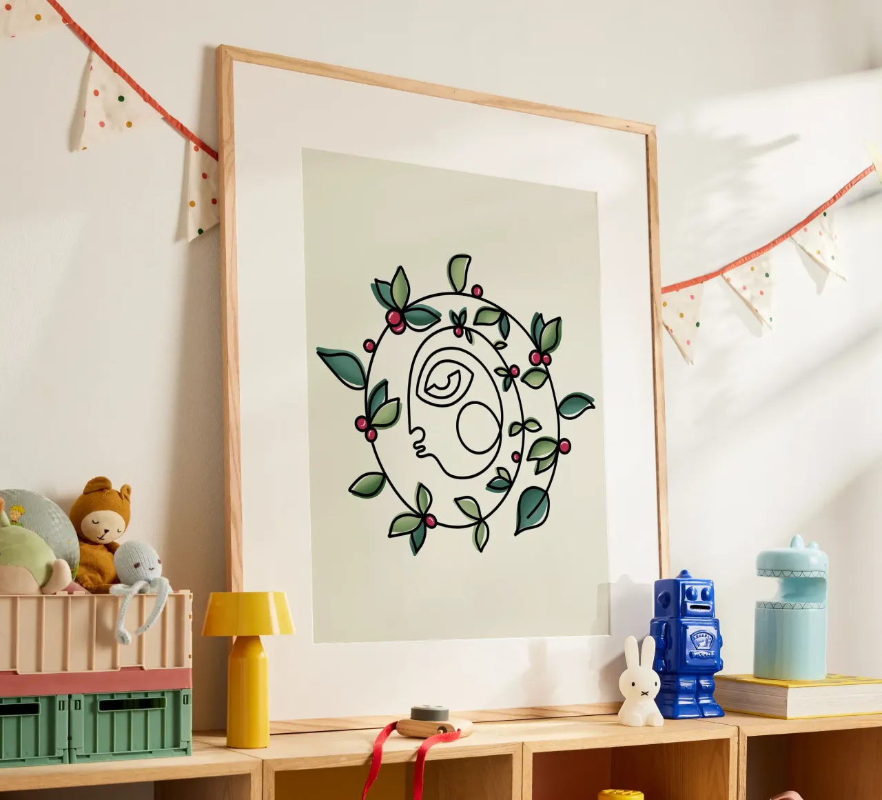 Nuovi inizi di Shatha Dafai ll poster con telaio in plastica da Linda Richardson
