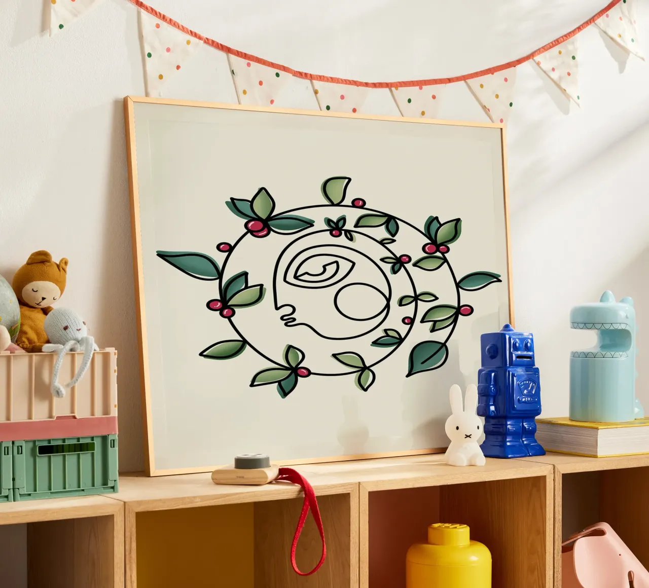 Nuovi inizi di Shatha Dafai ll poster con telaio in plastica da Linda Richardson