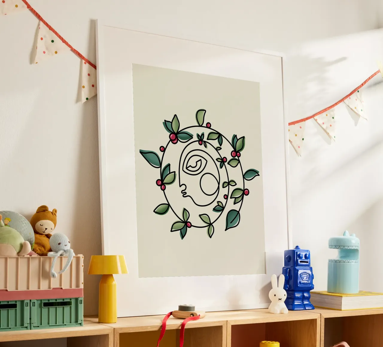 Nuovi inizi di Shatha Dafai ll poster con telaio in plastica da Linda Richardson