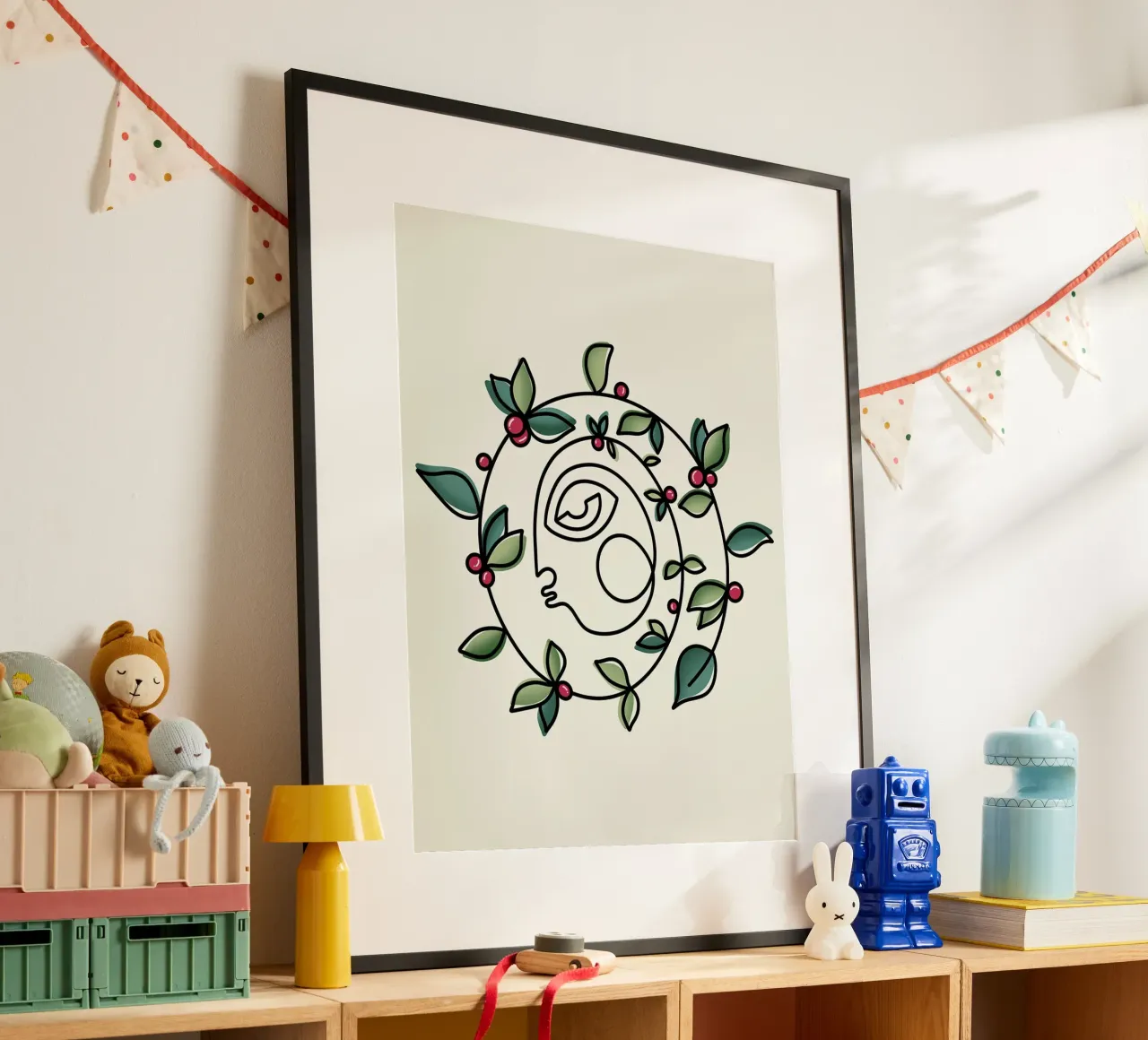 Nuovi inizi di Shatha Dafai ll poster con telaio in plastica da Linda Richardson