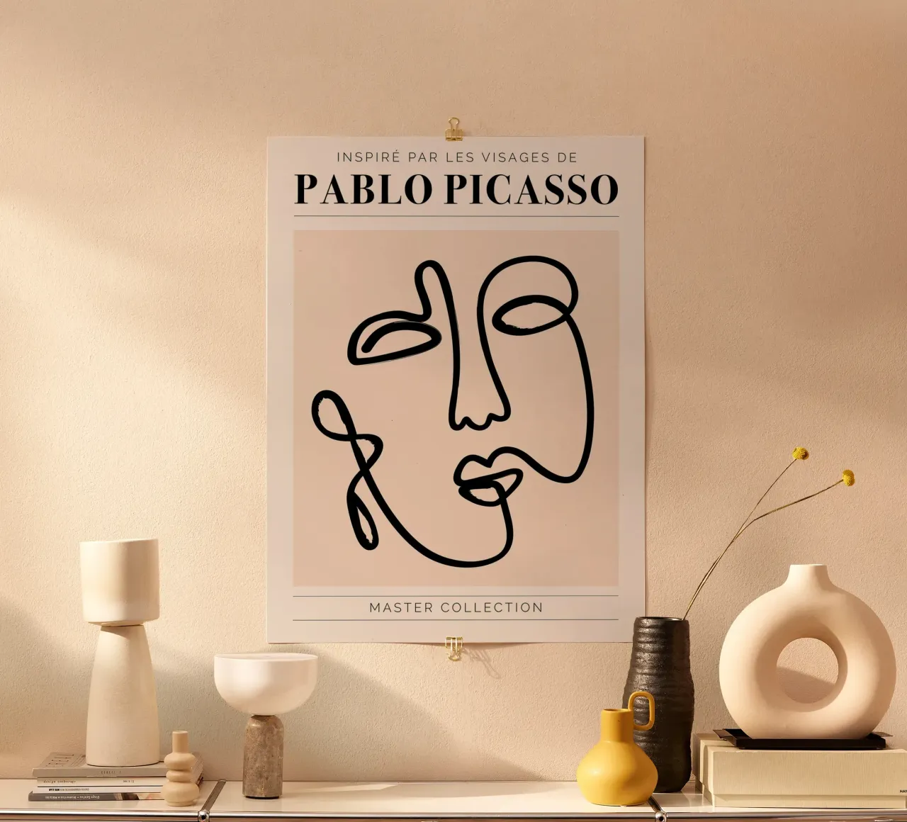 Pablo Picasso - Ispirato dai volti I poster da Linda Richardson