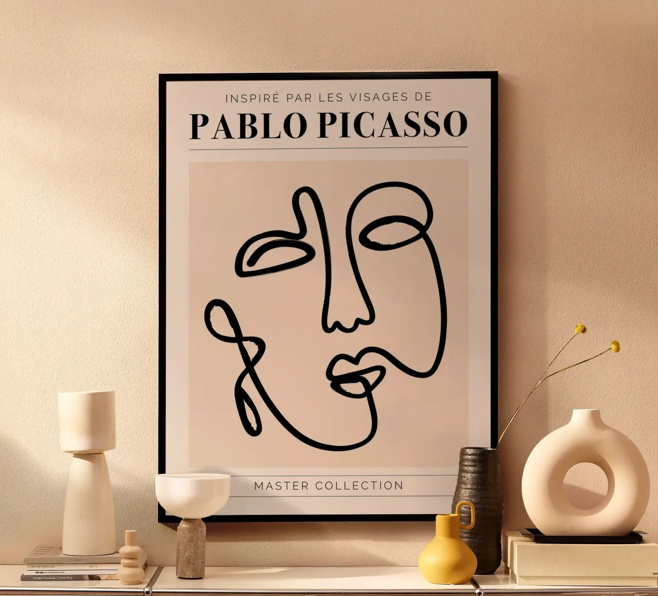 Pablo Picasso - Ispirato dai volti I poster da Linda Richardson