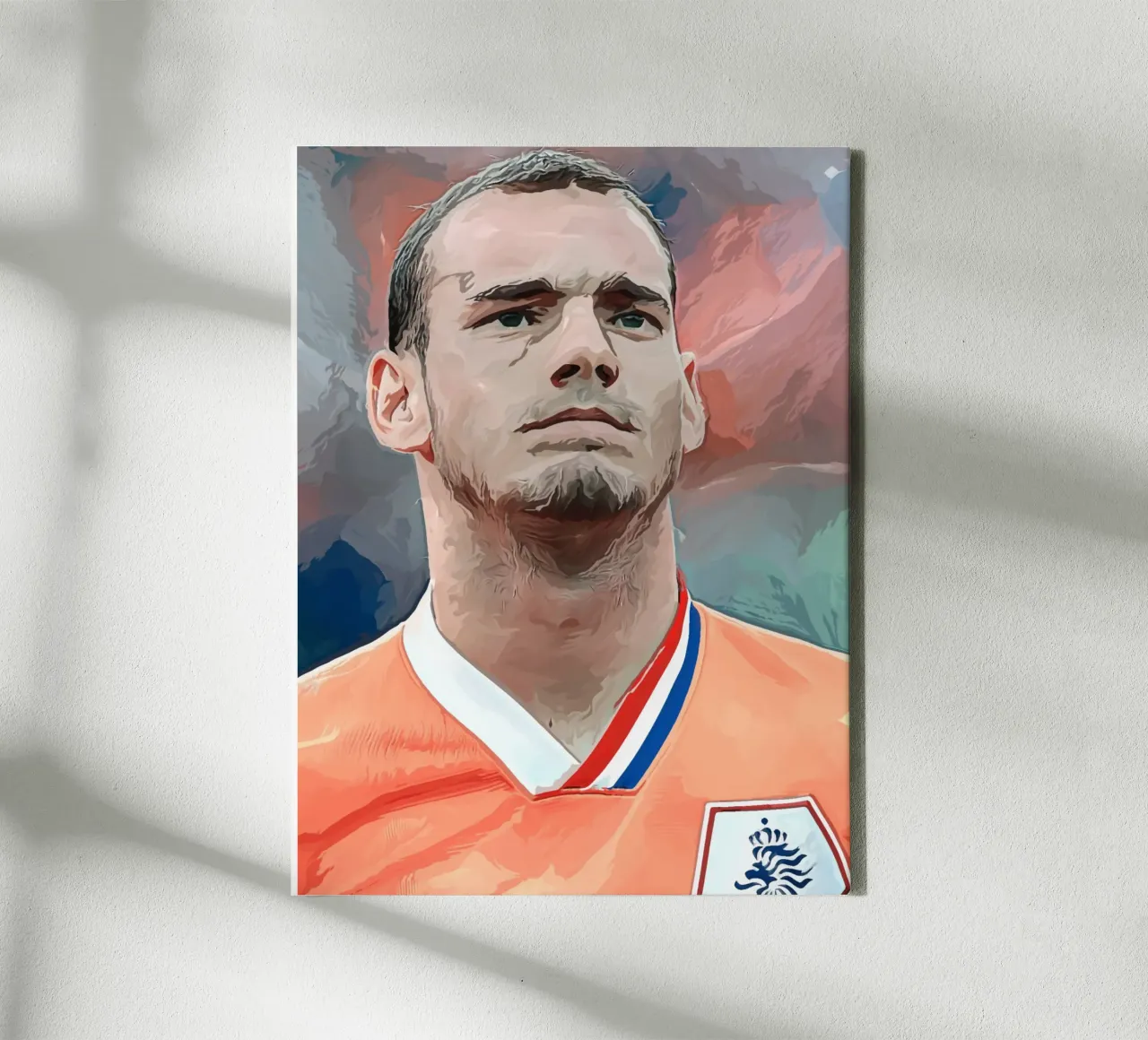Wesley Sneijder tela con Cornice a cassetta da dan band