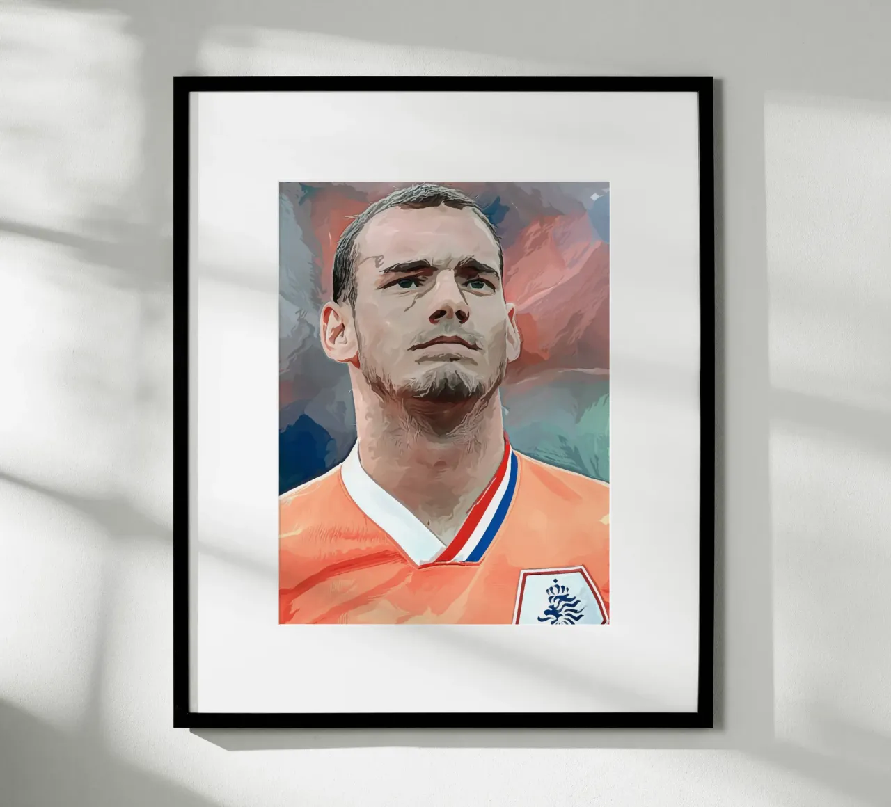 Wesley Sneijder poster con telaio in plastica da dan band