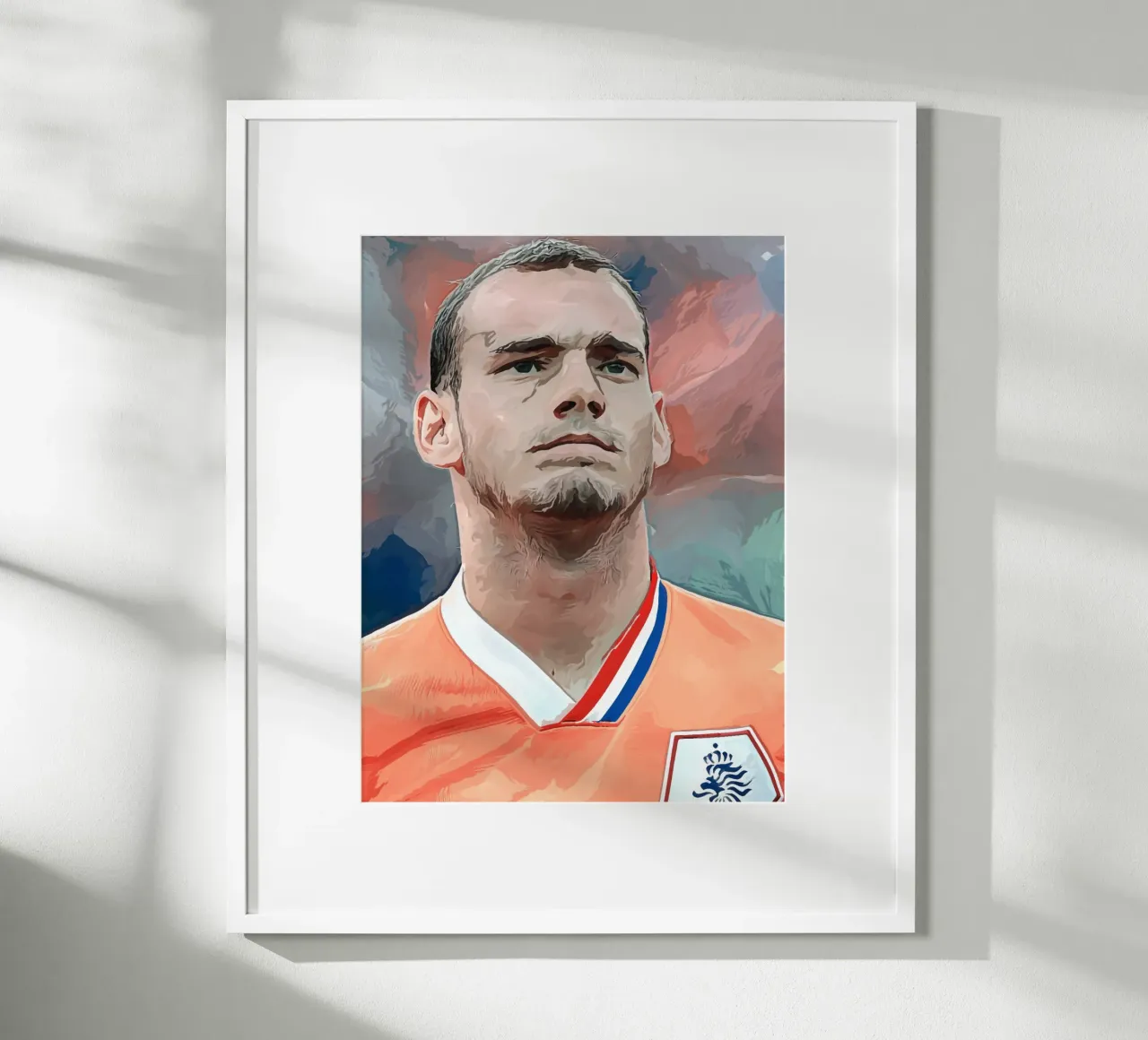 Wesley Sneijder poster con telaio in plastica da dan band