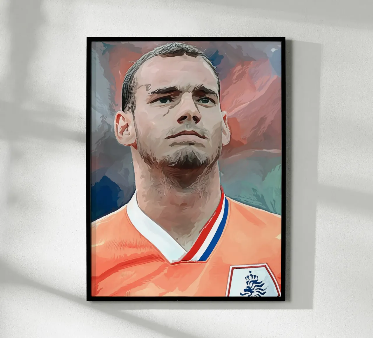 Wesley Sneijder poster con telaio in plastica da dan band