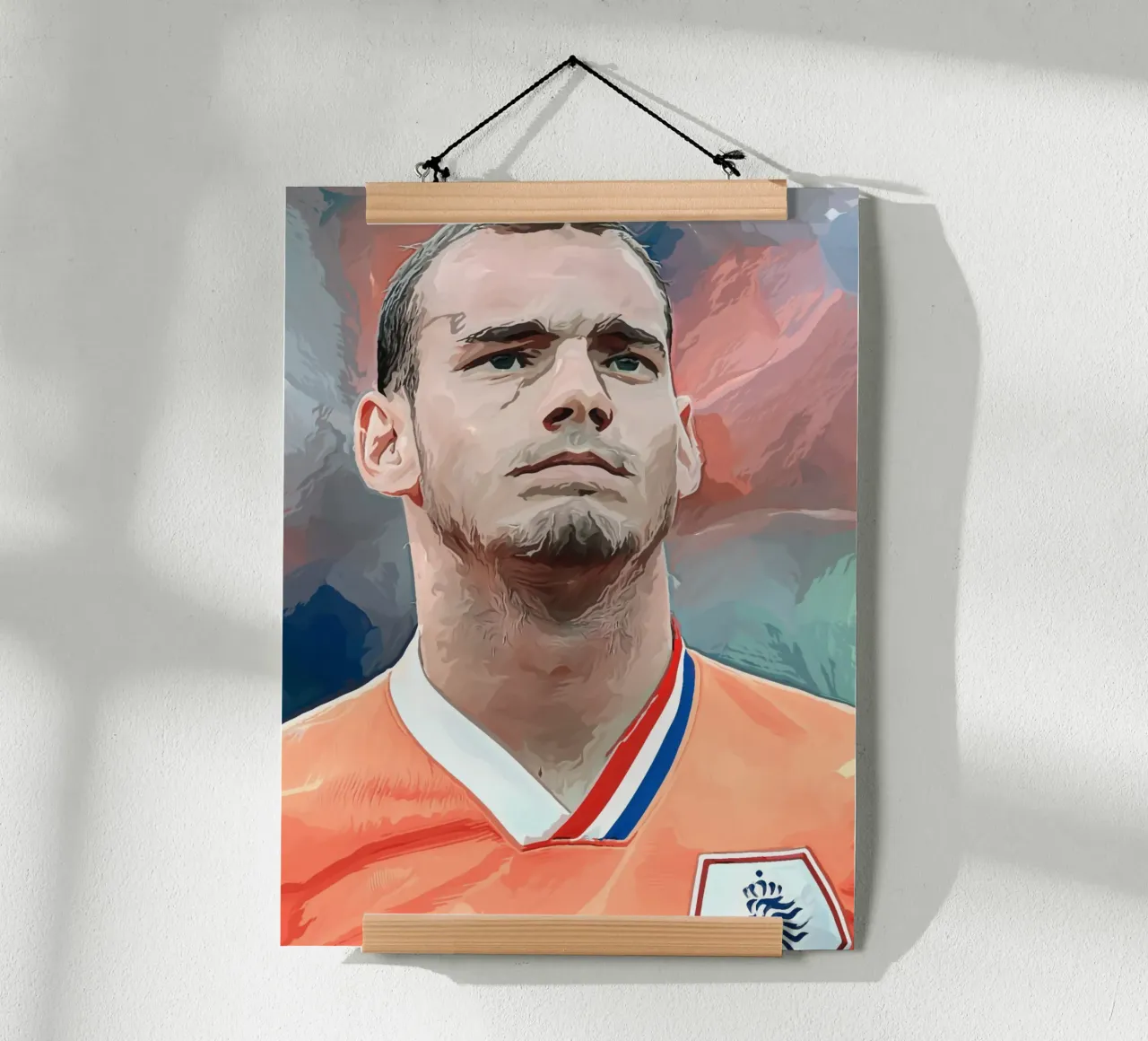 Wesley Sneijder poster con telaio in plastica da dan band