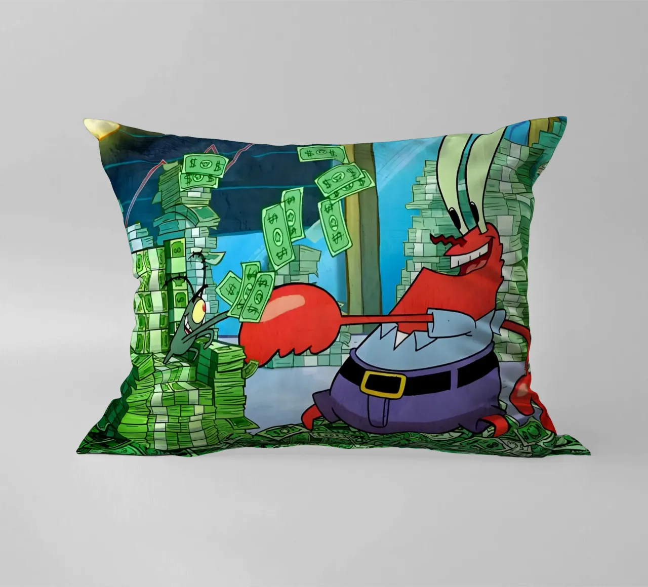 "Mr. Krabs cuscino da Low poly art