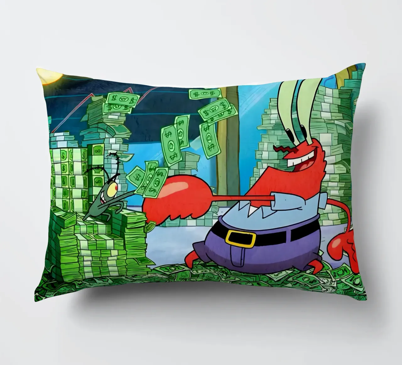 "Mr. Krabs cuscino da Low poly art