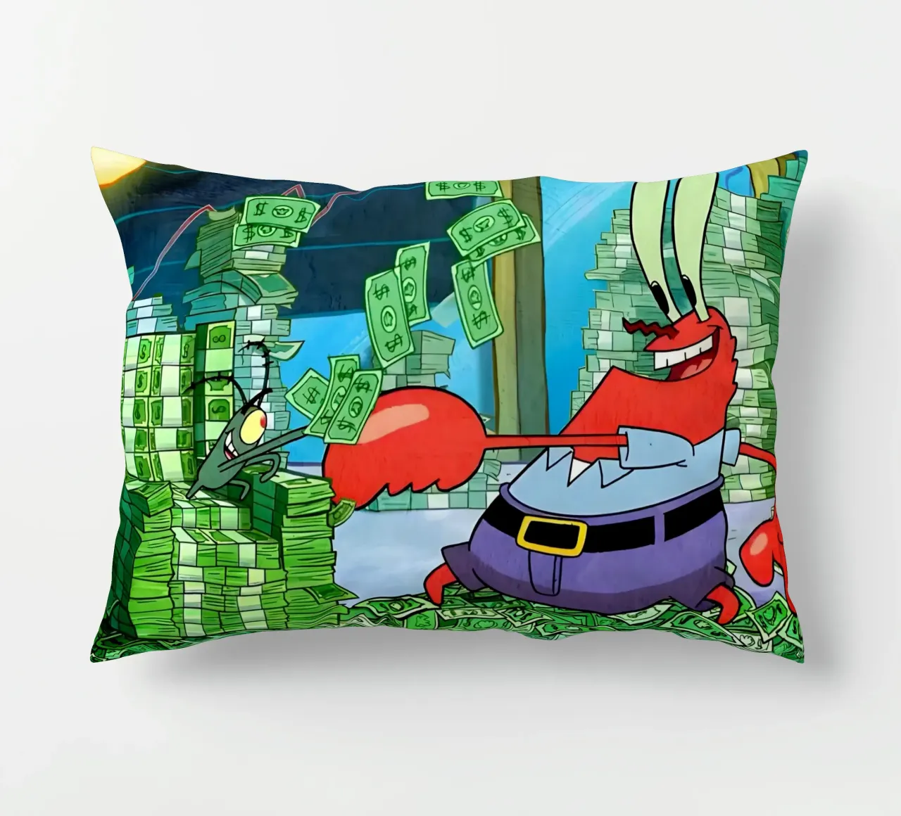 "Mr. Krabs cuscino da Low poly art