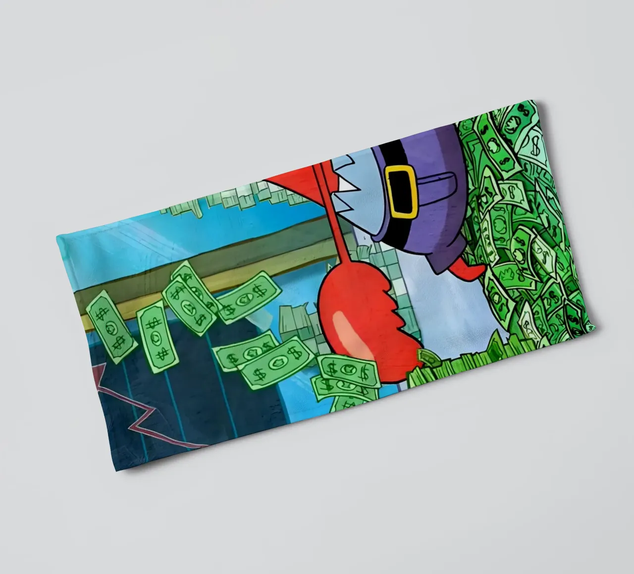 "Mr. Krabs asciugamano da bagno da Low poly art
