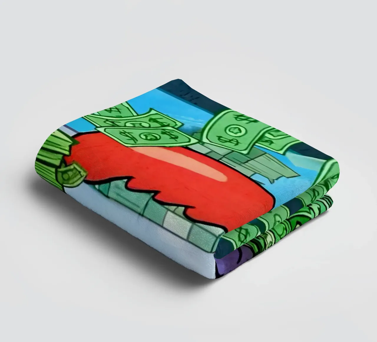 "Mr. Krabs asciugamano da bagno da Low poly art