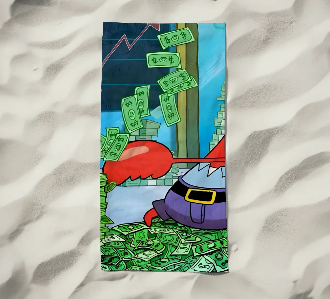"Mr. Krabs telo mare da Low poly art