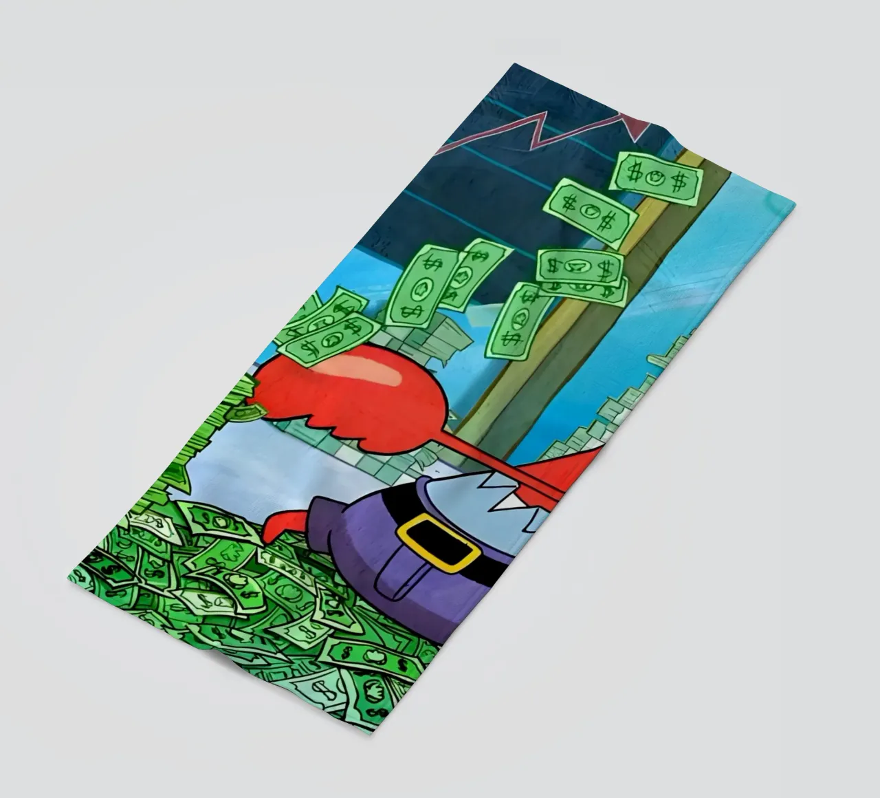 "Mr. Krabs telo mare da Low poly art