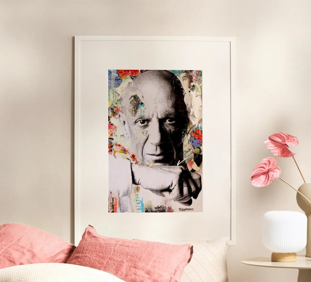 Ritratto di Picasso Pop Art di Michiel Folkers poster da Linda Richardson