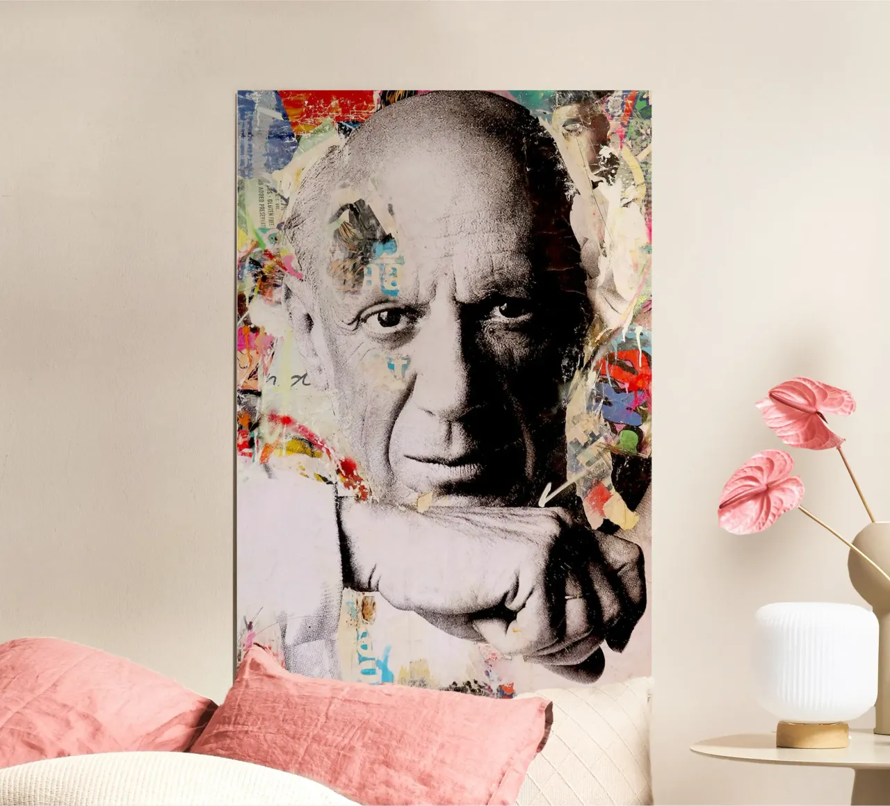 Ritratto di Picasso Pop Art di Michiel Folkers poster da Linda Richardson