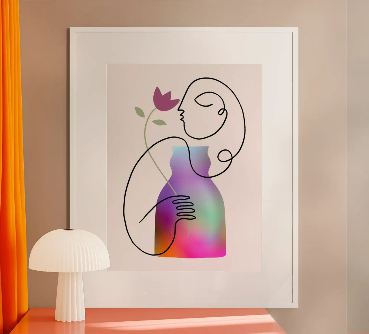 Serenità di Shatha Dafai poster da Linda Richardson