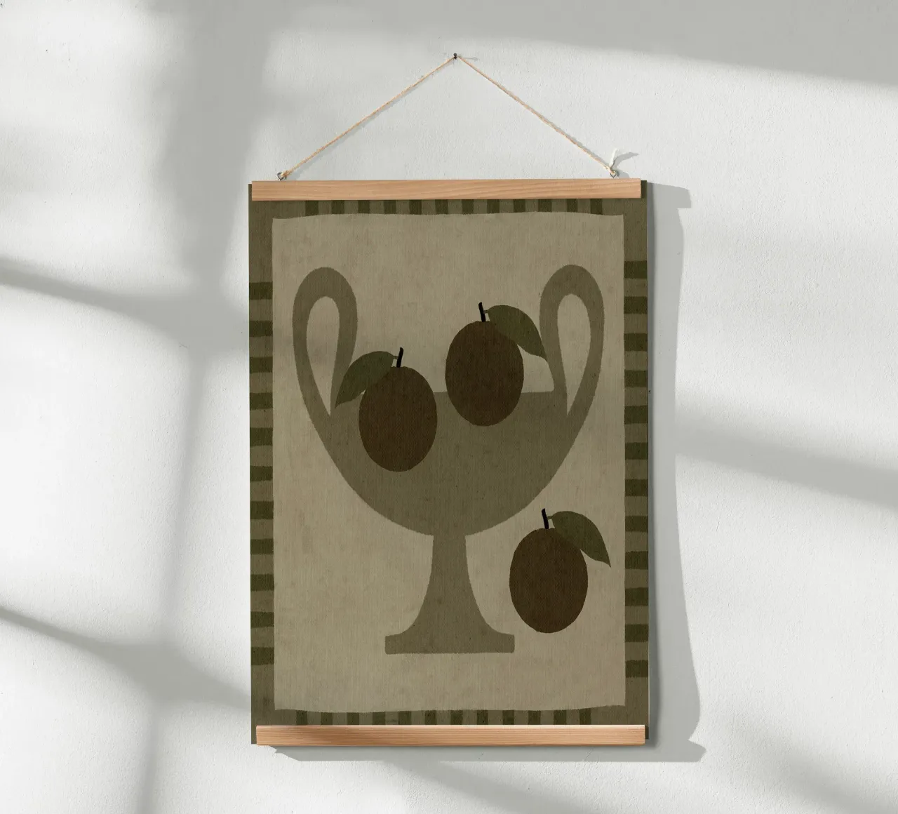 Natura morta con vaso e arance I poster con telaio in alluminio da Linda Richardson