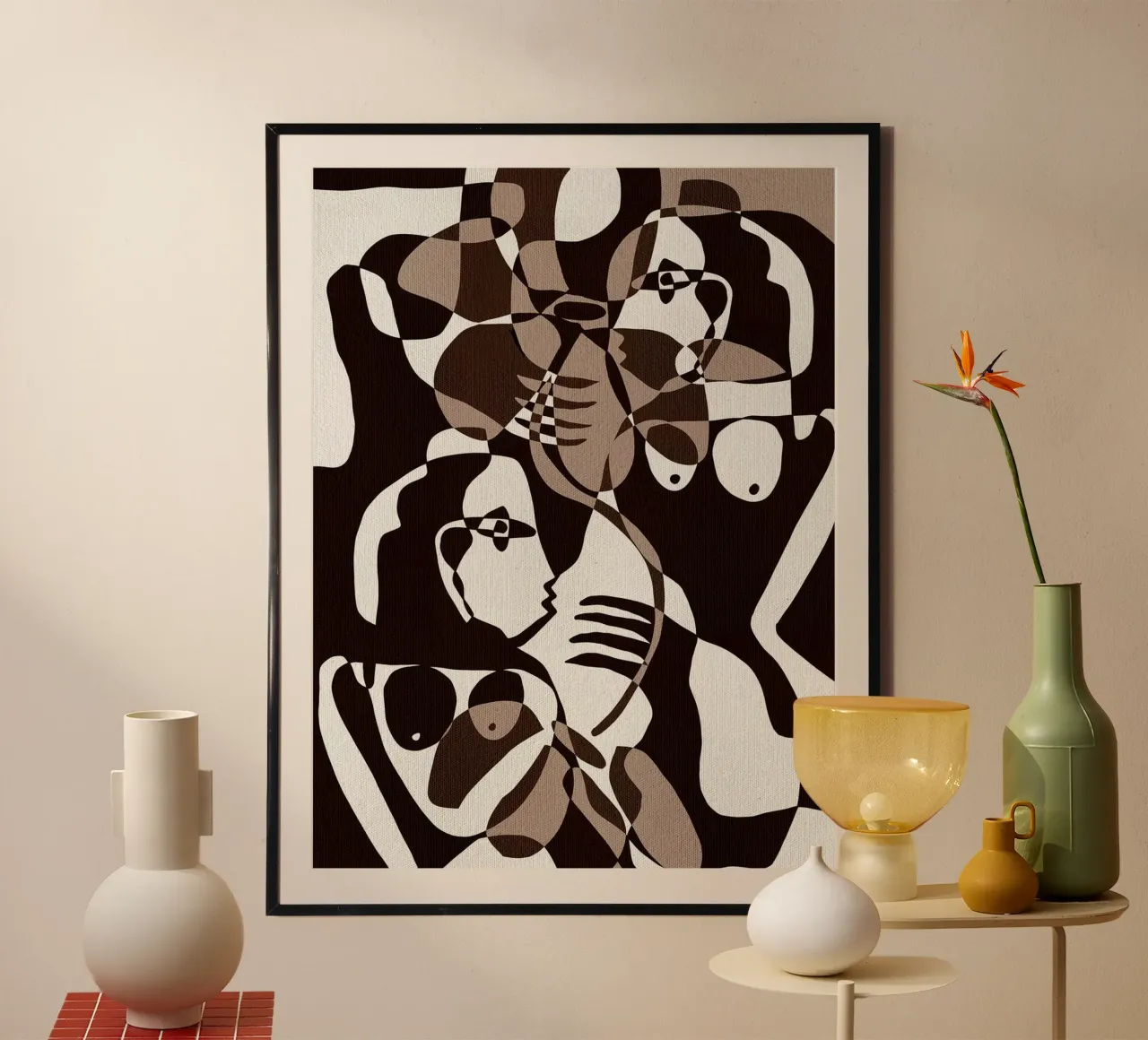 Lazos sutiles II de Shatha Dafai poster de Linda Richardson