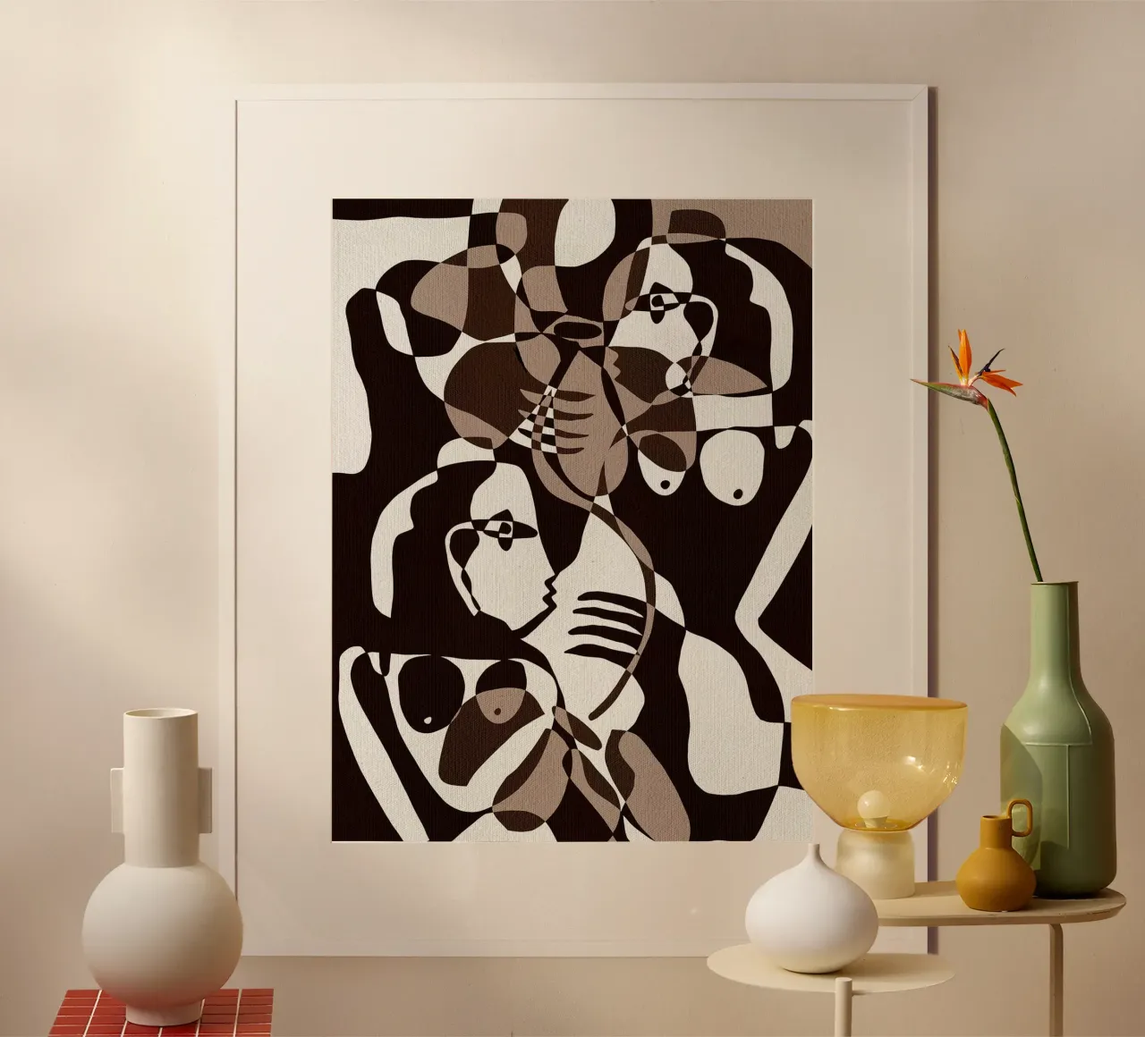 Lazos sutiles II de Shatha Dafai poster de Linda Richardson