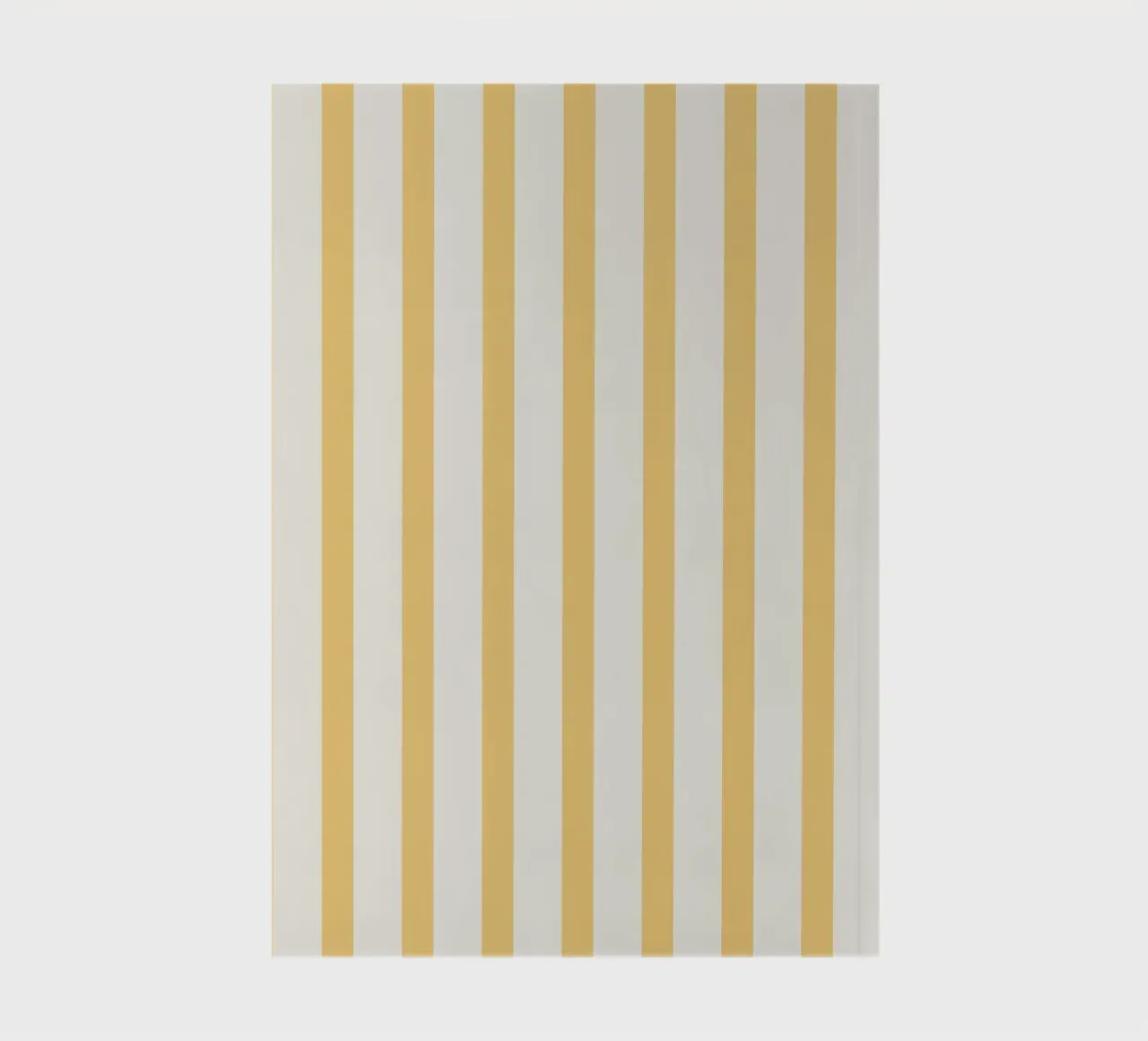 Beige and yellow stripe pattern notebook by Paigaam Studio
