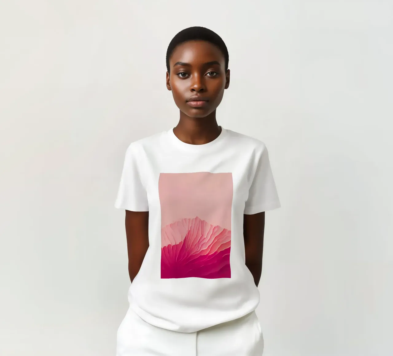 Pink Coral t-shirt van treechild