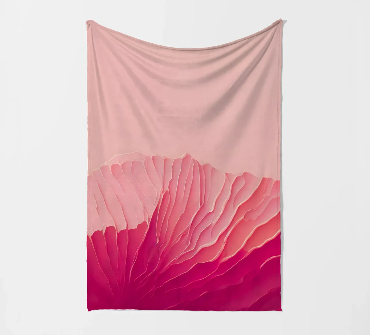 Pink Coral coperta in pile da treechild