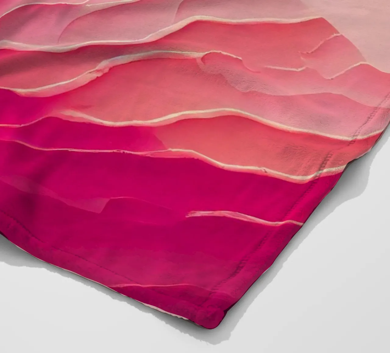 Pink Coral coperta in pile da treechild