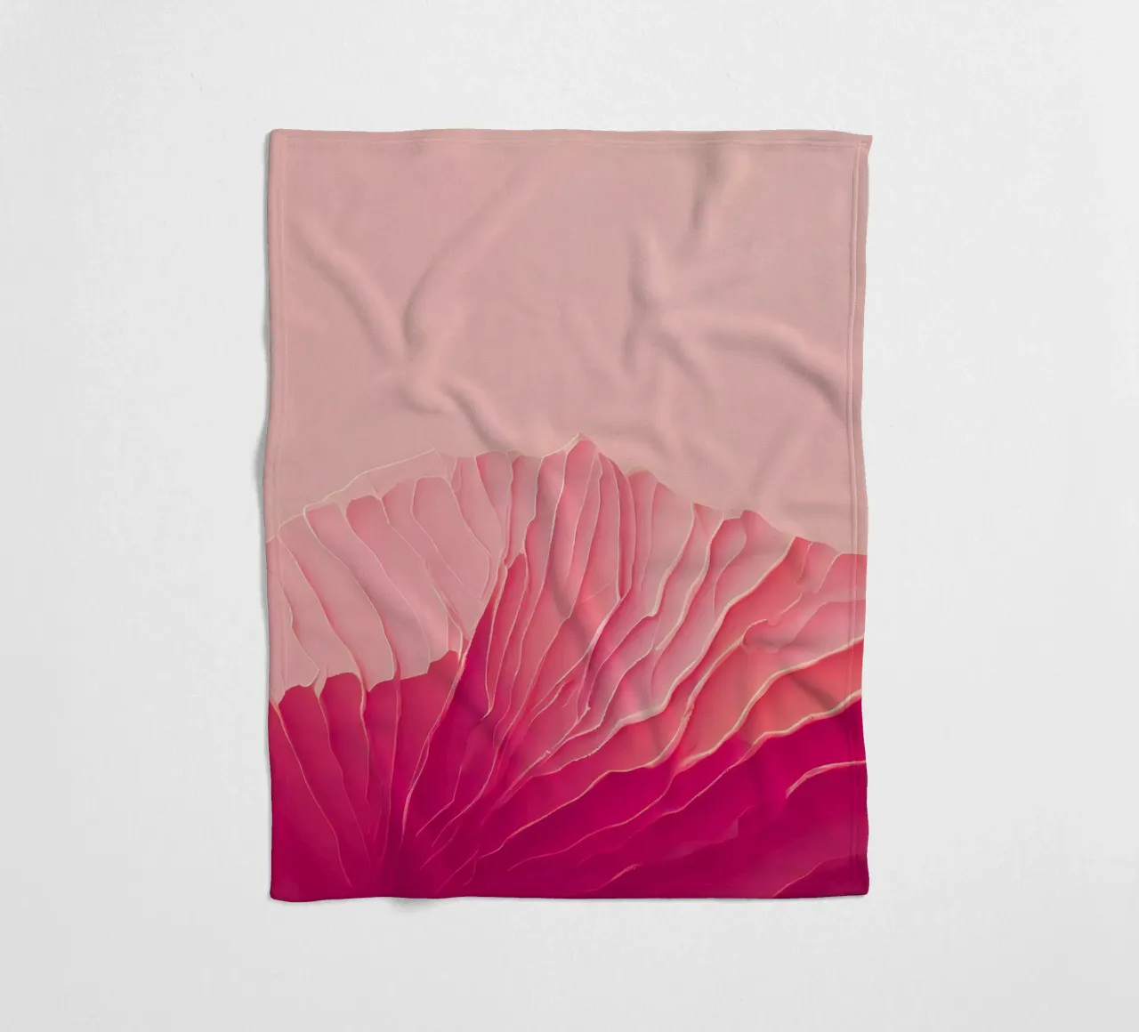 Pink Coral coperta in pile da treechild